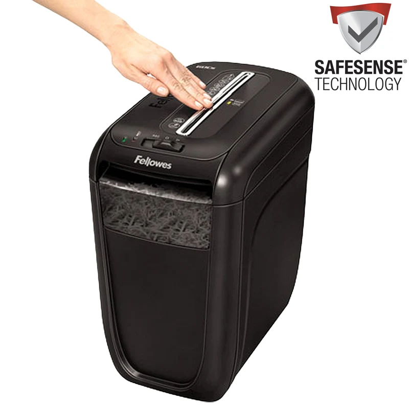 تکنولوژی SafeSense در دستگاه Fellowes Powershred 60Cs