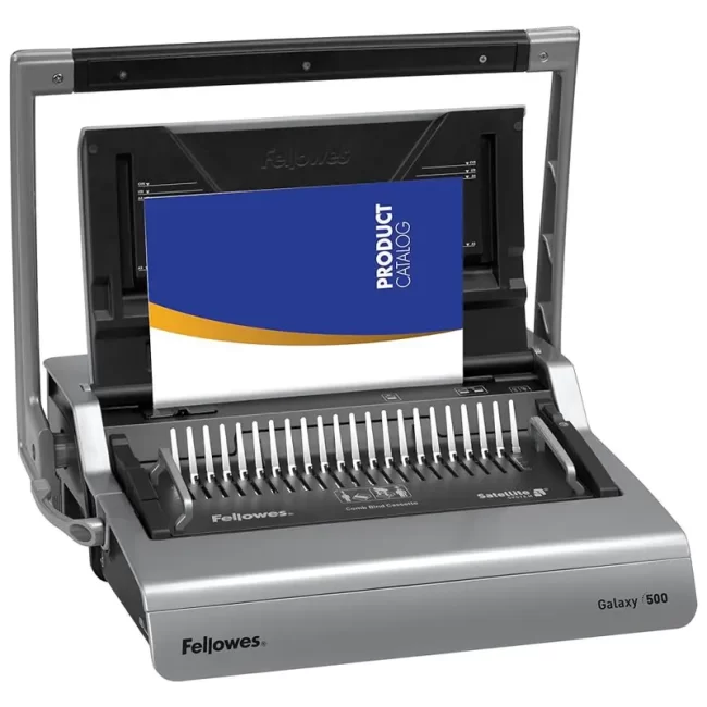 دستگاه سیمی کن فنر پلاستیکی فلوز صحافی Fellowes Galaxy 500