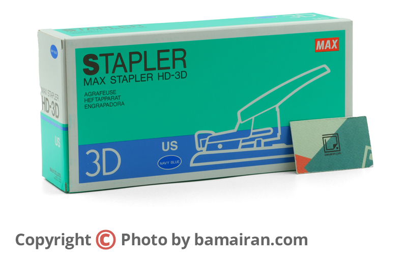 جعبه بسته بندی منگنه صحافی مکس hd-3d
