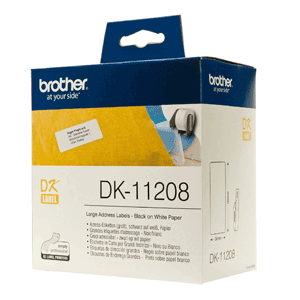 برچسب لیبل پرینتر Brother DK-11208