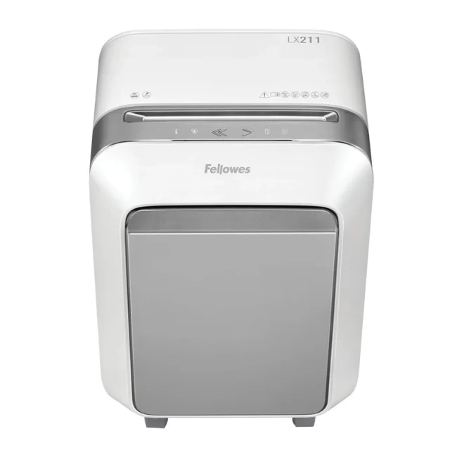 نمای بالای دستگاه خردکن کاغذ Fellowes Powershred LX211 رنگ سفید