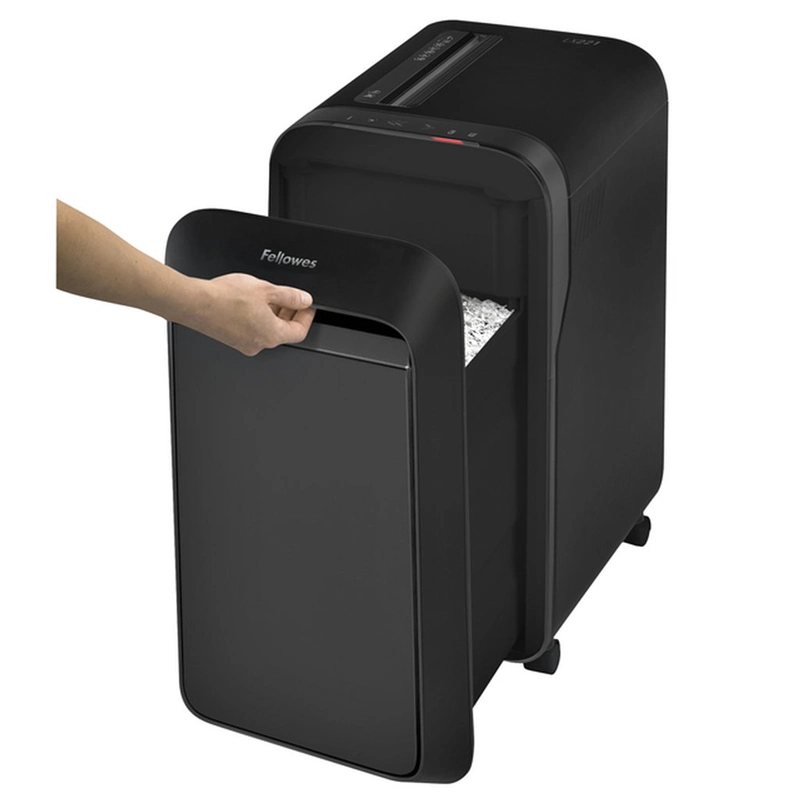 دسترسی مخزن کاغذ در دستگاه کاغذ خردکن Powershred LX221