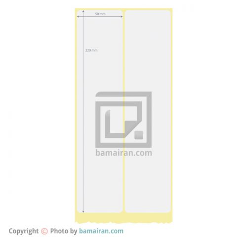 لیبل 220*50 PVC رول 600 عددی