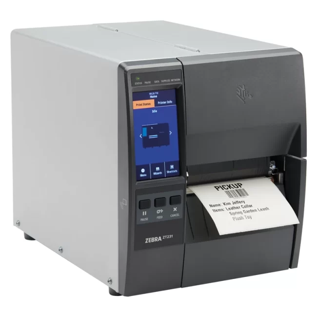 لیبل پرینتر صنعتی زبرا مدل ZT231