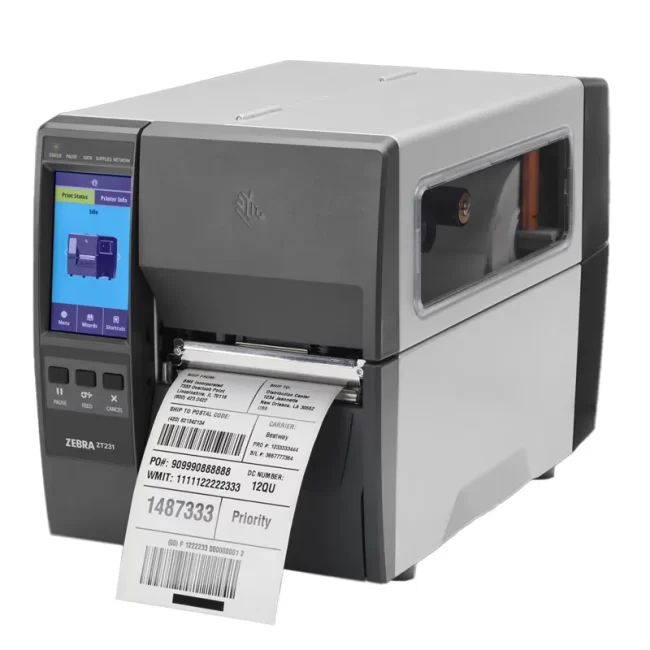 لیبل پرینتر صنعتی Zebra مدل ZT231