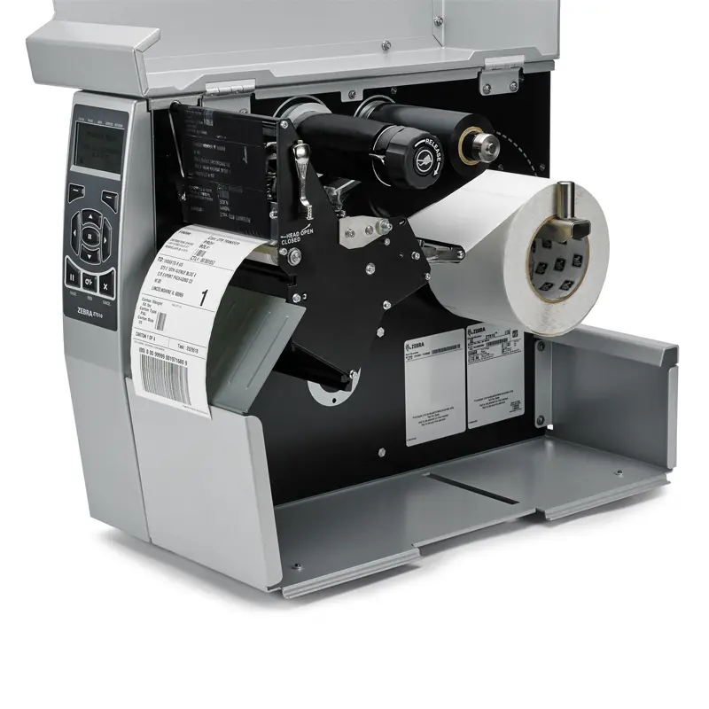 لیبل پرینتر صنعتی Zebra ZT510 کاور باز