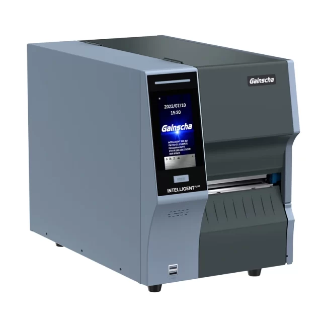 لیبل پرینتر صنعتی گینشا مدل GI-3406T PLUS با LCD