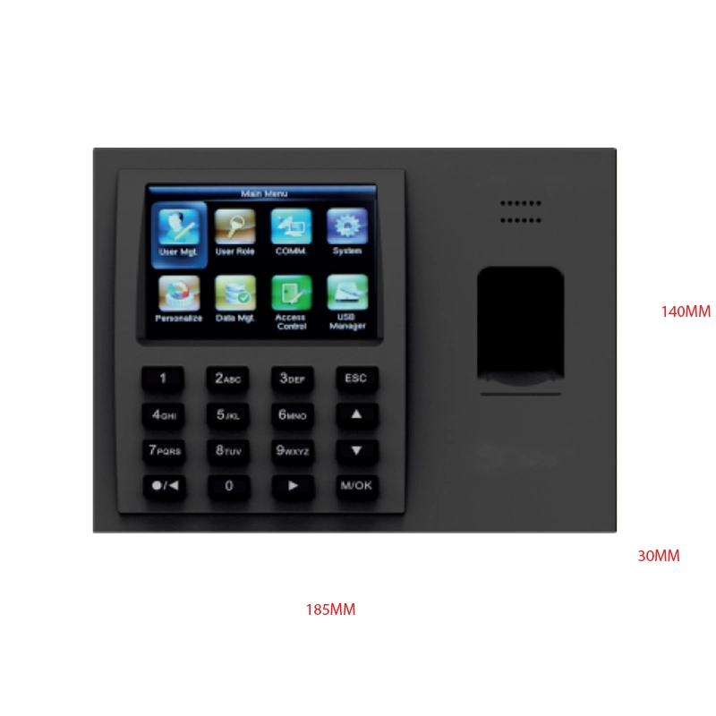 مشخصات دستگاه حضور و غیاب UA 110