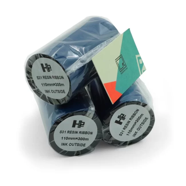 ریبون لیبل پرینتر H2 Resin 110×300 اچ تو رزین مشکی