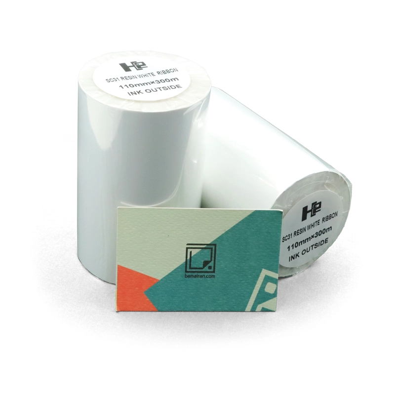 ریبون لیبل پرینتر سفید H2 Resin 110×300