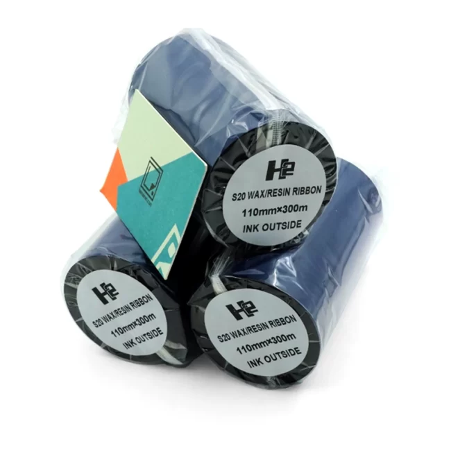 ریبون لیبل پرینتر H2 WAX/Resin 110×300V اچ تو وکس رزین مشکی