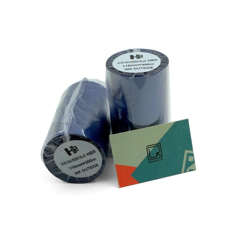 ریبون لیبل پرینتر آبی H2 WAX/Resin 110×300