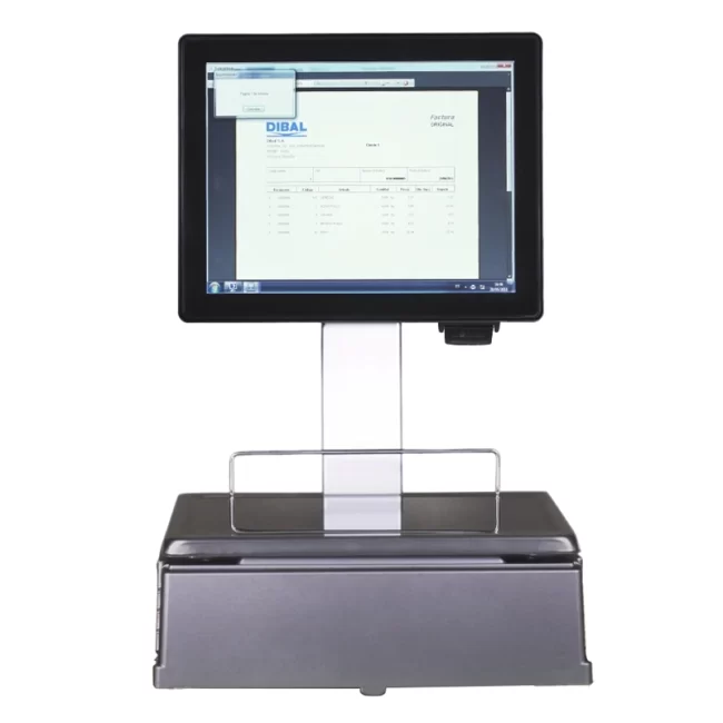 ترازو دیبال مدل POS SCALE CS2200 نمای رو به رو