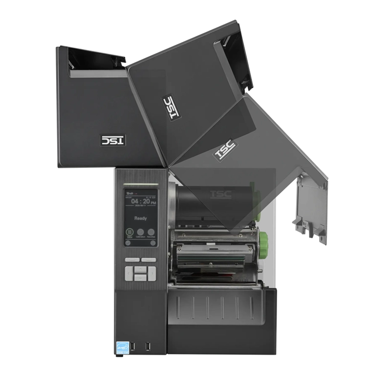 نحوه باز شدن کاور لیبل پرینتر صنعتی TSC MH641P