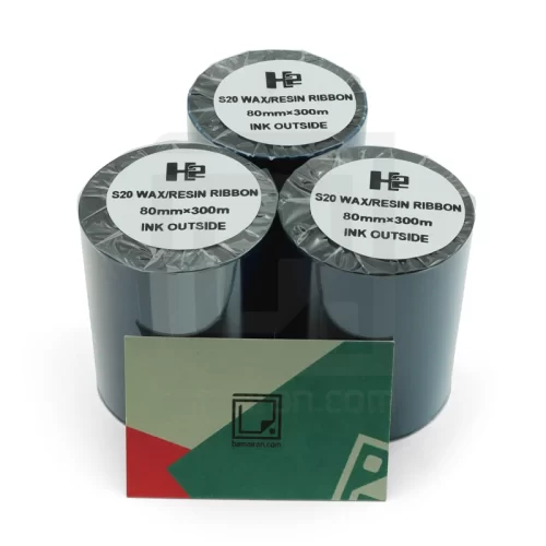ریبون لیبل پرینتر H2 WAX-RESIN 80×300