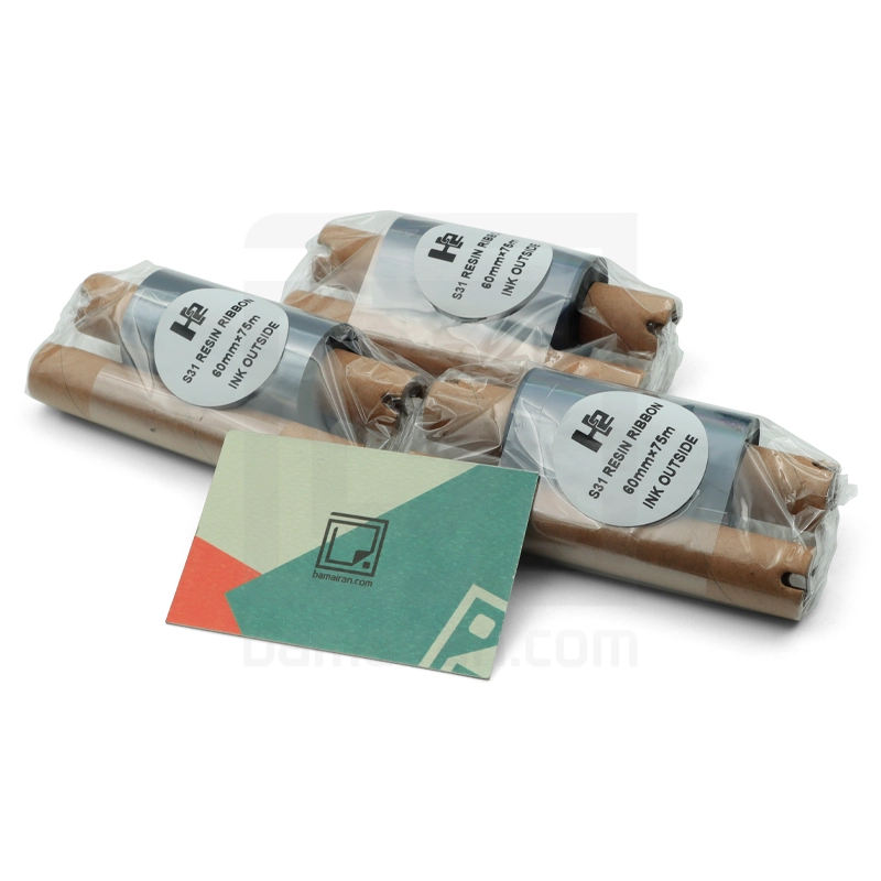 ریبون لیبل پرینتر H2 رزین 60×75