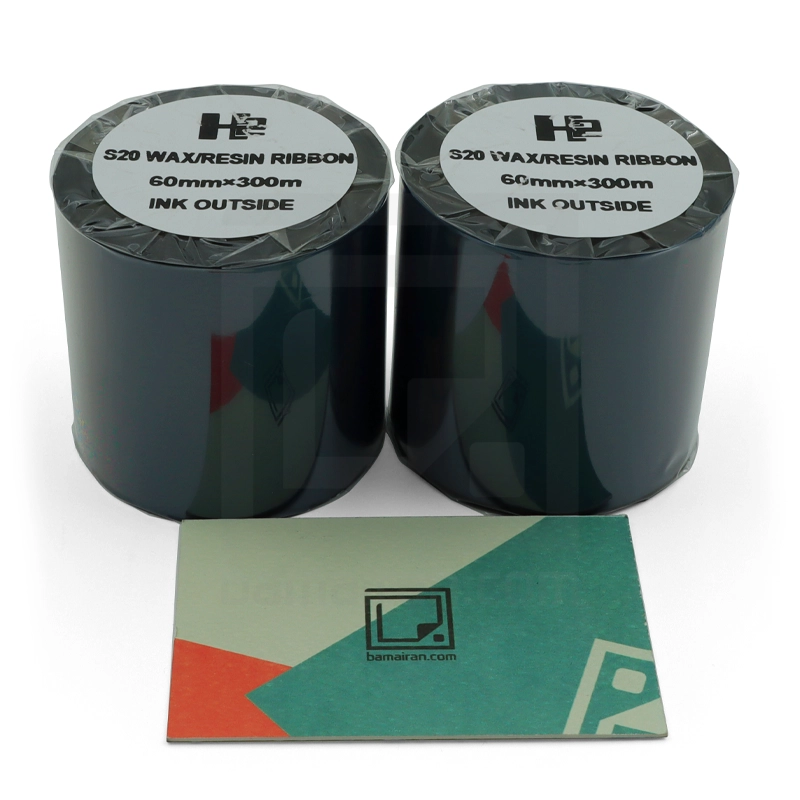 ریبون پرینتر لیبل H2 WAX/Resin 60×300