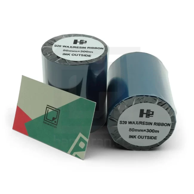 ریبون پرینتر لیبل H2 WAX-RESIN 80×300