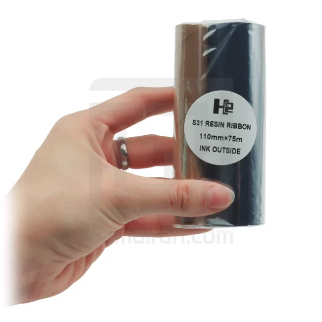 اندازه ریبون لیبل پرینتر H2 Resin 110×75