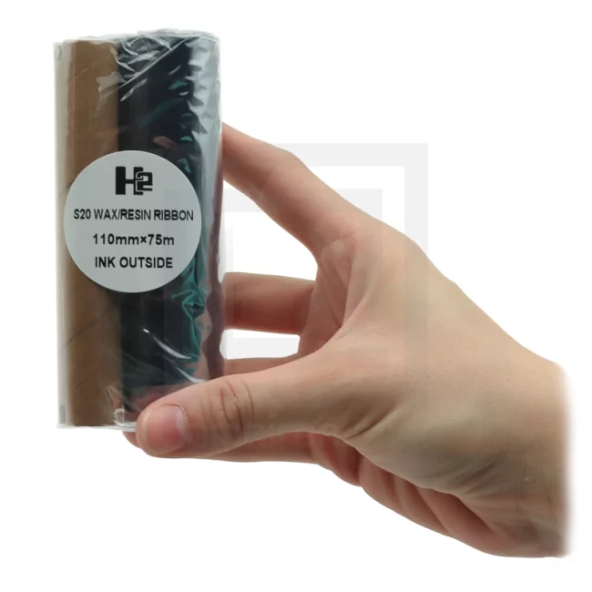 اندازه ریبون لیبل پرینتر H2 WAX-Resin 110×75
