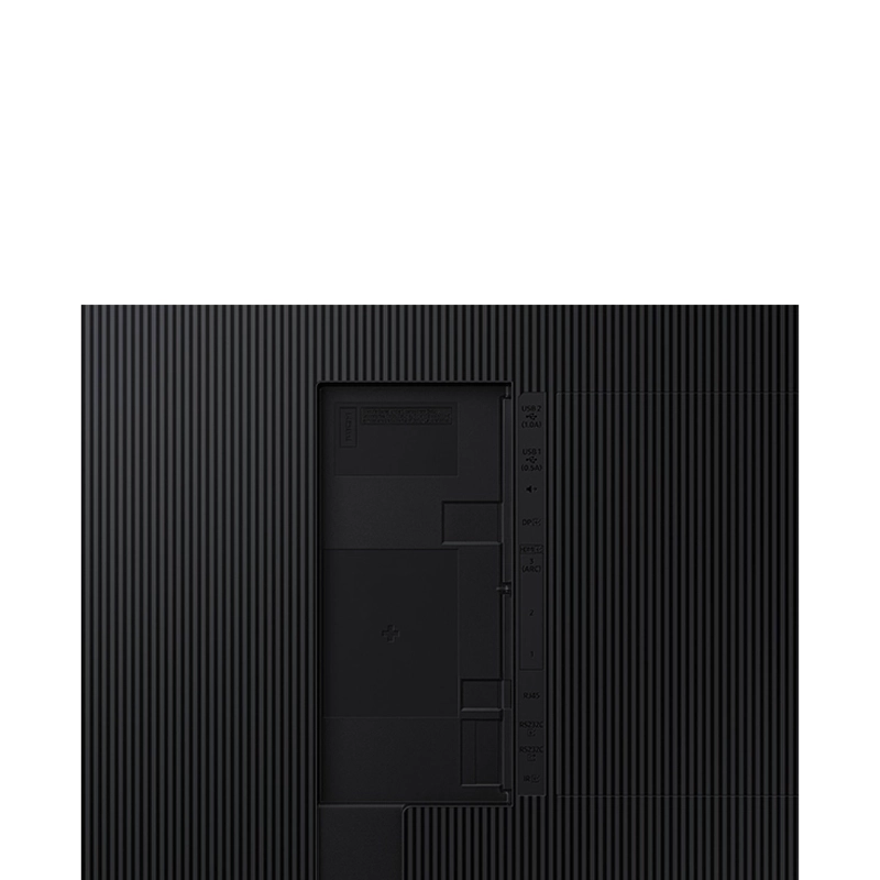 نمای پشتی مانیتور Samsung QM55c
