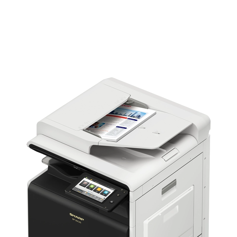نمای بالای دستگاه فتوکپی SHARP BP-30C25