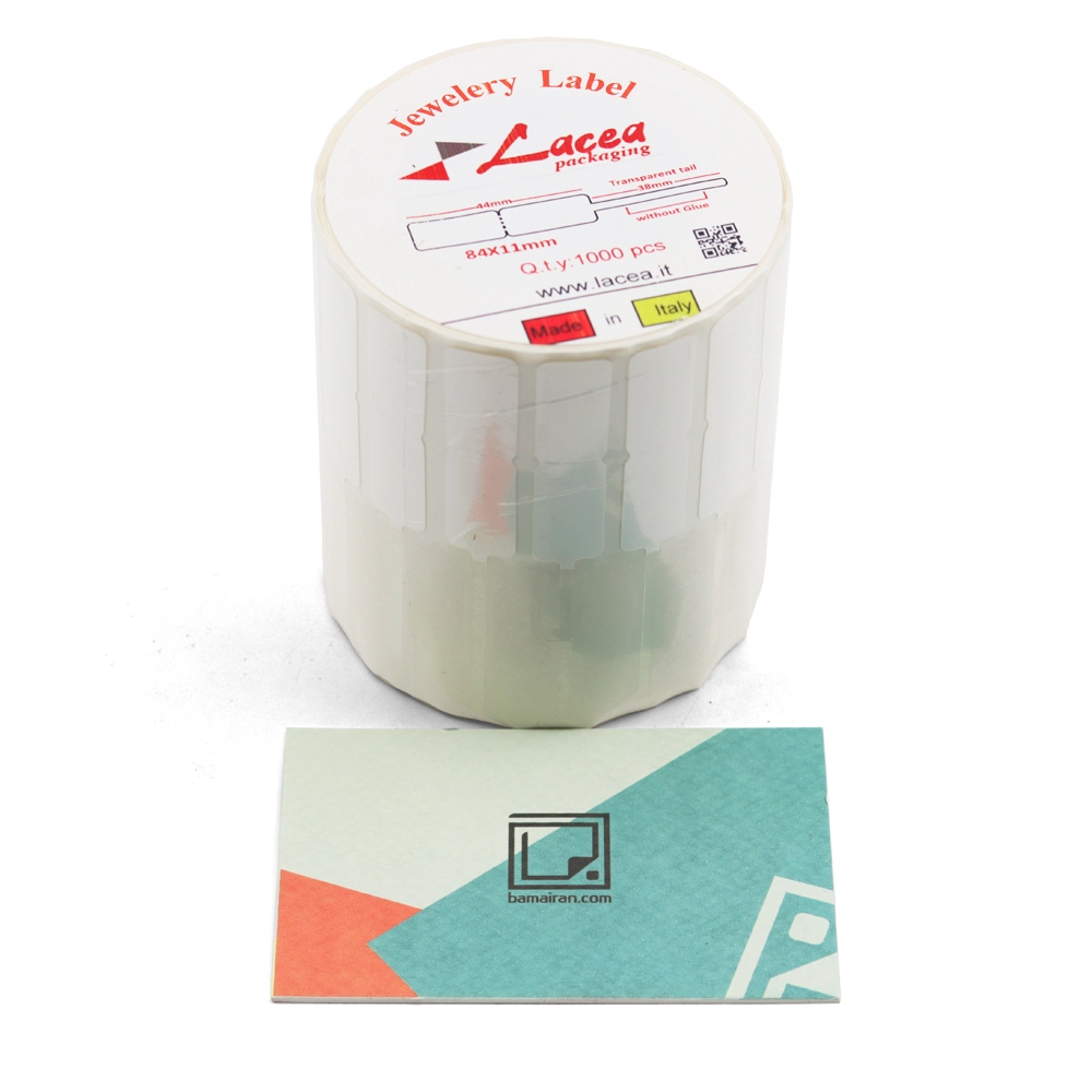 لیبل جواهر ایتالیایی هزار عددی سایز 84 در 11 mm