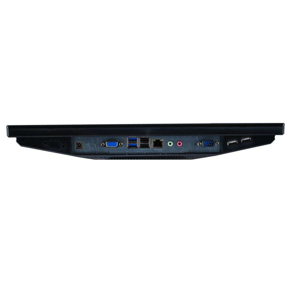 پورت‌های اتصالی صندوق فروشگاهی MITSUSHIDA شامل USB، LAN، سریال و VGA